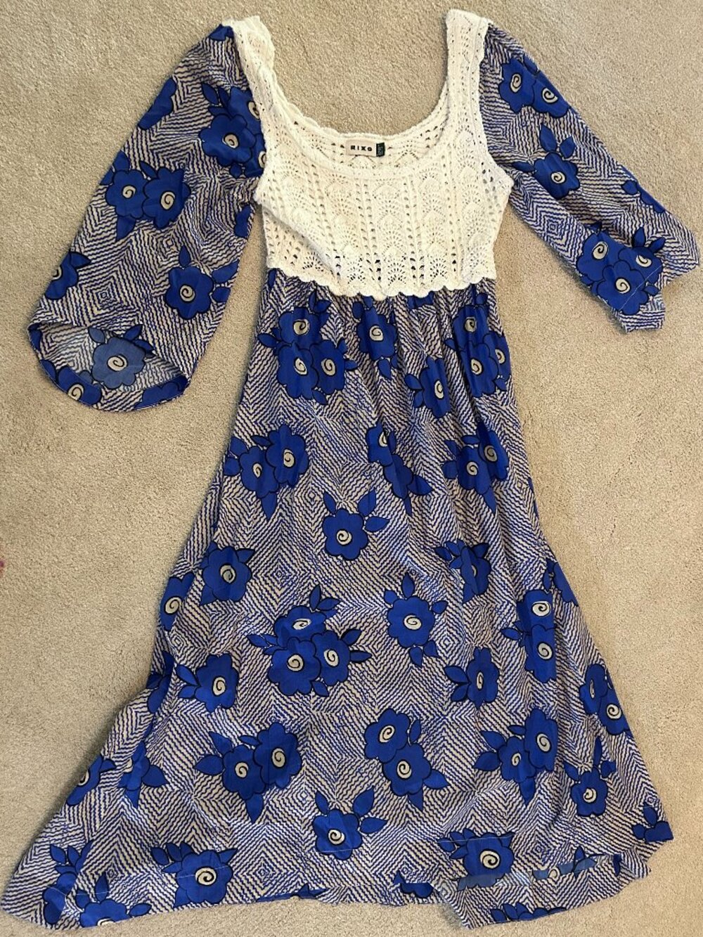 Rixo maxi dress, size 6 USA